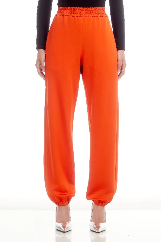 Valentine's Day Jeans for Romantic -Jil Sander Sweatpant with Drawstring in Paprika