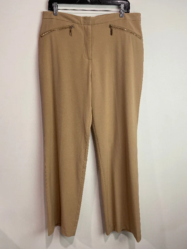 Eco-friendly hemp pants for sustainable clothing choices -Pants Dress By Ruby Rd In Beige, Size: 12