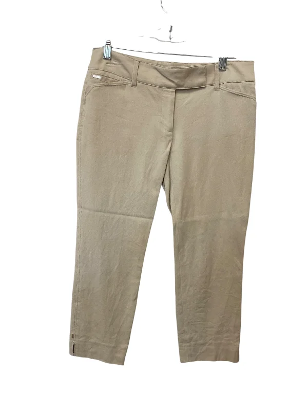 Rugged outdoor pants for mountain climbing strength -Pants Cropped By White House Black Market In Tan, Size: 4