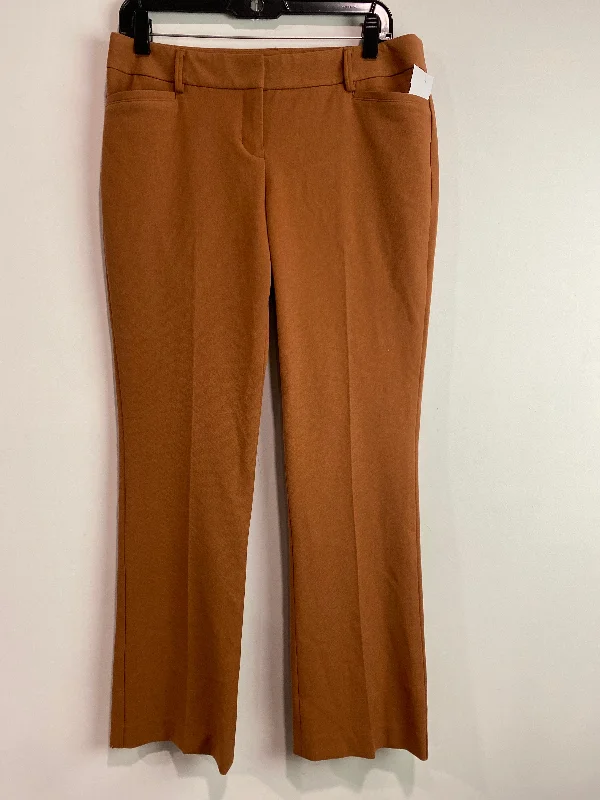 Cozy fleece pants for cold winter nights -Pants Dress By Express In Brown, Size: 8