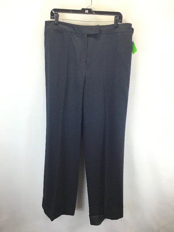 Versatile black pants for any occasion pairing -Pants Dress By Talbots In Navy, Size: 16