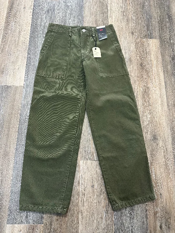 Breathable cotton pants for all-day summer ease -Pants Cargo & Utility By Levis In Green, Size: 2/26