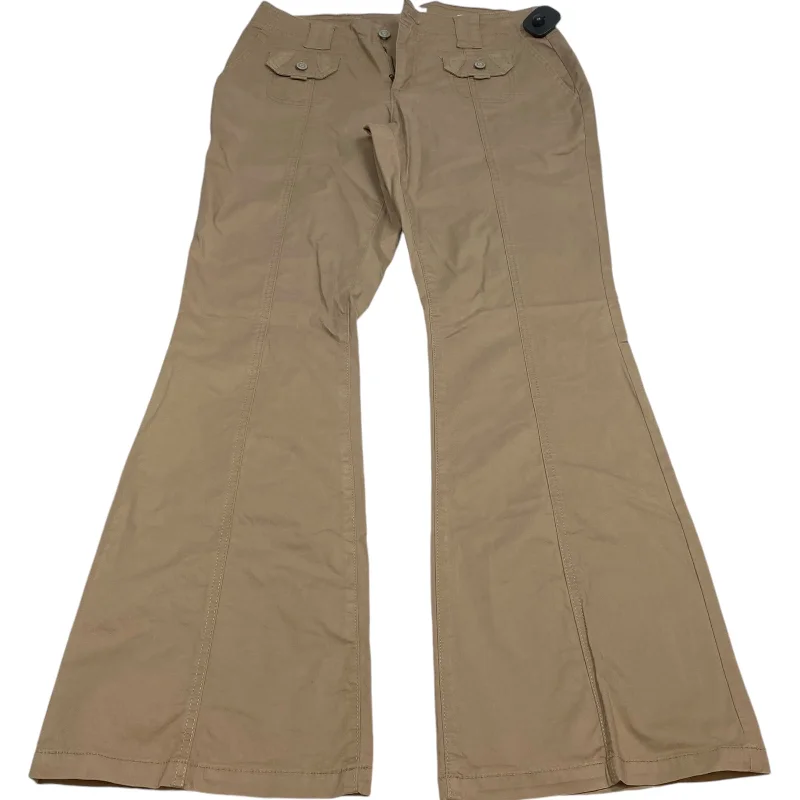 Soft cotton pants for sensitive skin comfort -Pants Cargo & Utility By True Craft In Tan, Size: 8