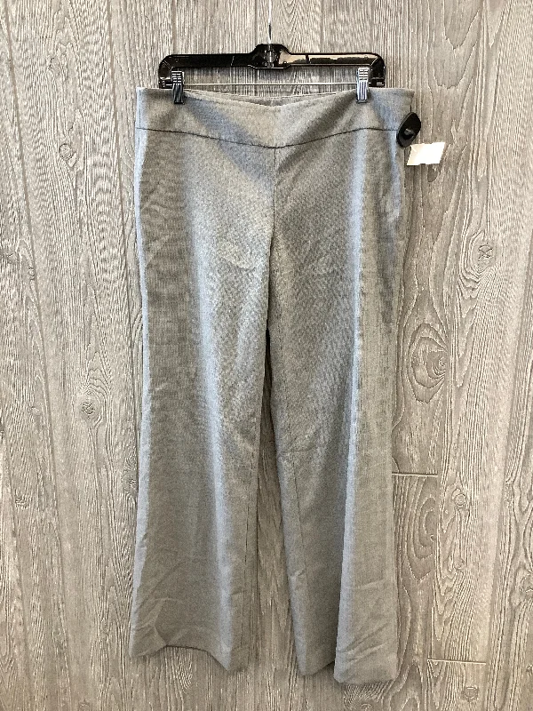 Quick-dry travel pants for adventurous globetrotters -Pants Dress By Ann Taylor In Grey, Size: 10