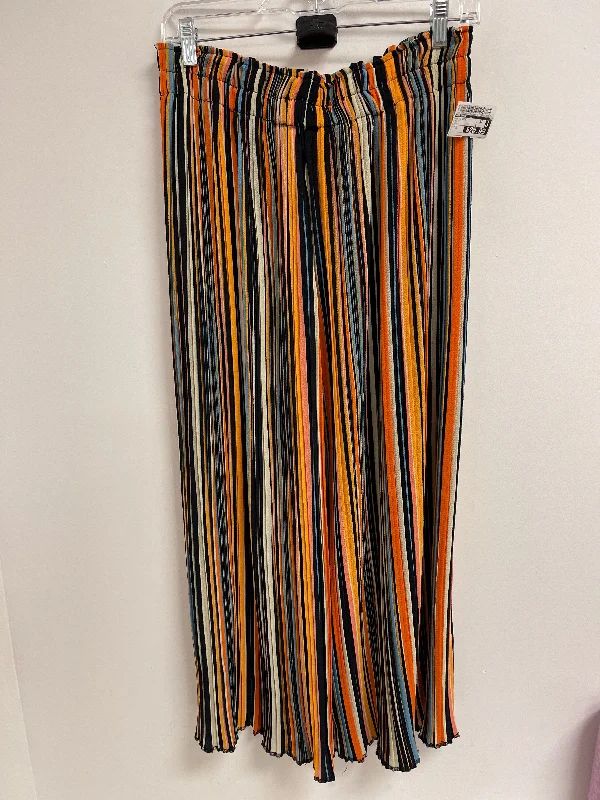 Vintage corduroy pants for retro style vibes -Pants Wide Leg By Rd Style In Multi-colored, Size: M