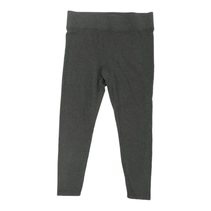 Durable twill pants for tough outdoor jobs -Pants Lounge By Lou And Grey In Grey, Size:Xl