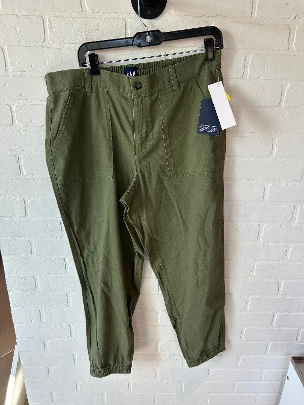 Slim-fit dress pants for sharp evening events -Pants Joggers By Gap In Green, Size: 12