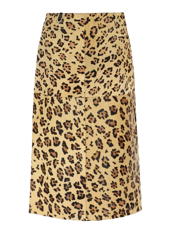 Cute mini skirts for trendy casual outings -Carolyn Leopard Skirt