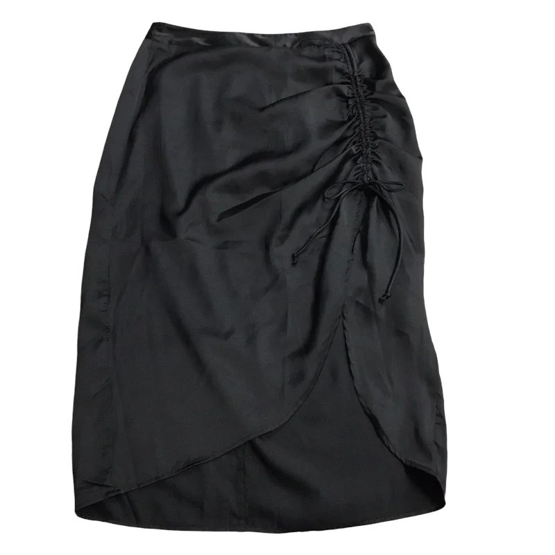 Casual skirts for effortless everyday wear -Skirt Midi By Japna In Black, Size: M