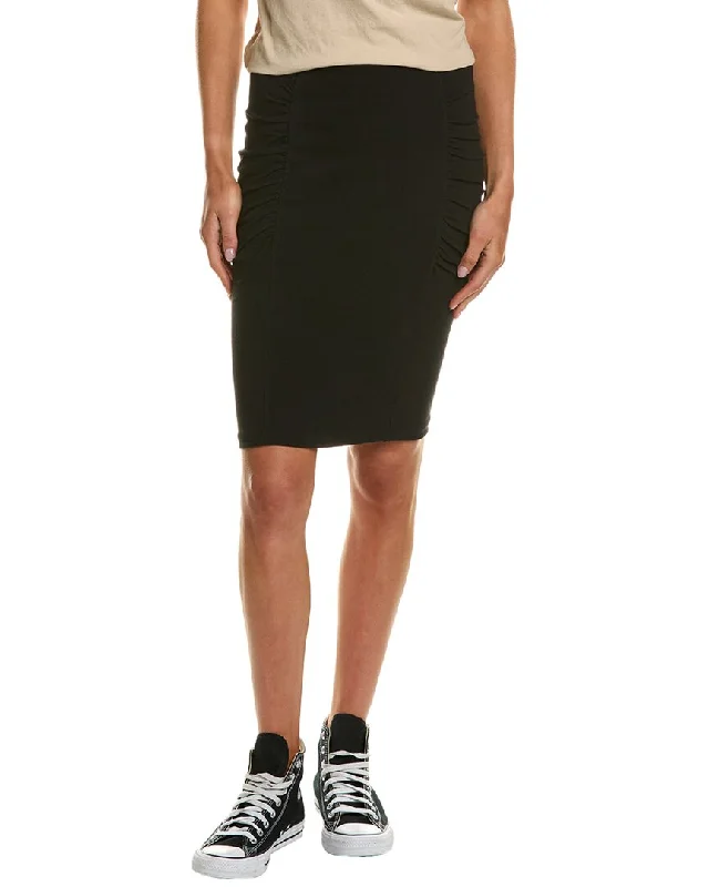 Long Skirts for Prom Night -James Perse Brushed Jersey Ruched Mini Skirt