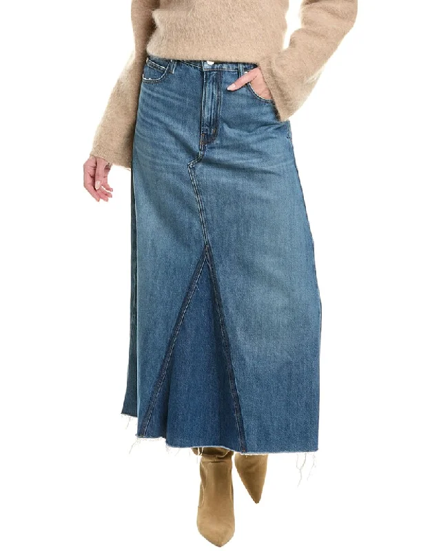 Layered Long Skirts for Volume -FRAME Denim The Dorothy Skirt