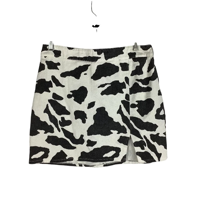 Affordable skirts for budget-friendly wardrobe updates -Skirt Mini & Short By Vestique In Animal Print, Size: M