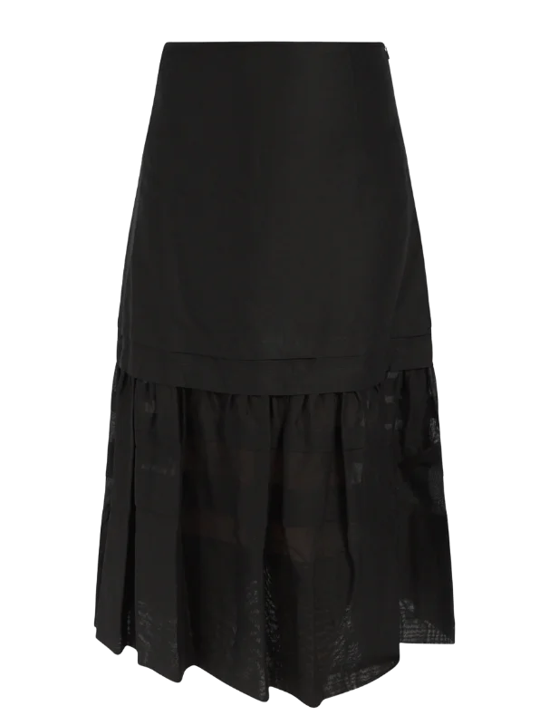 Wrap midi skirts for stylish ease -Organdie Sonny Skirt