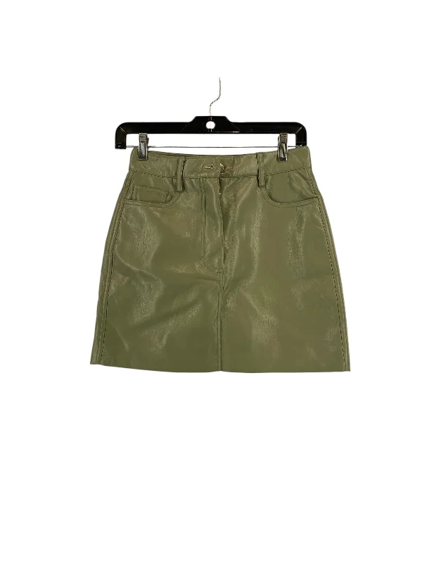 Classic black skirts for versatile outfit pairing -Skirt Mini & Short By Wilfred In Green, Size: 4