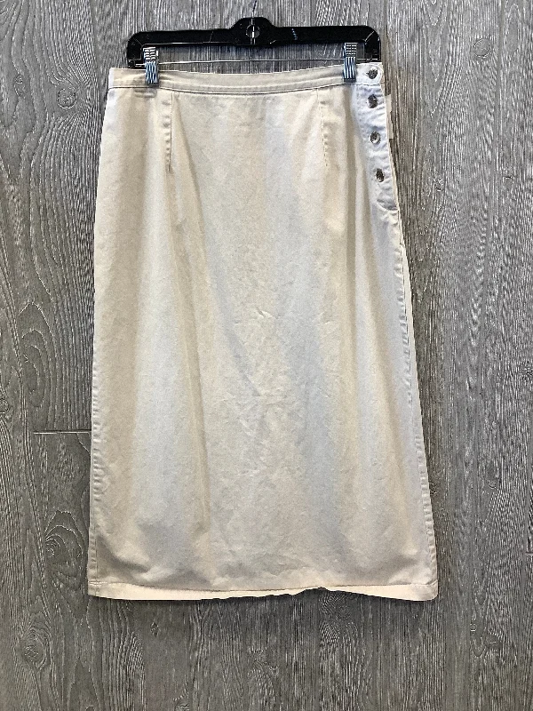 Casual skirts with relaxed fit comfort -Skirt Maxi By Christopher And Banks In Tan, Size: 12