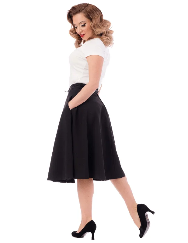 Soft cotton skirts for cozy comfort -High Waisted Thrills Skirt