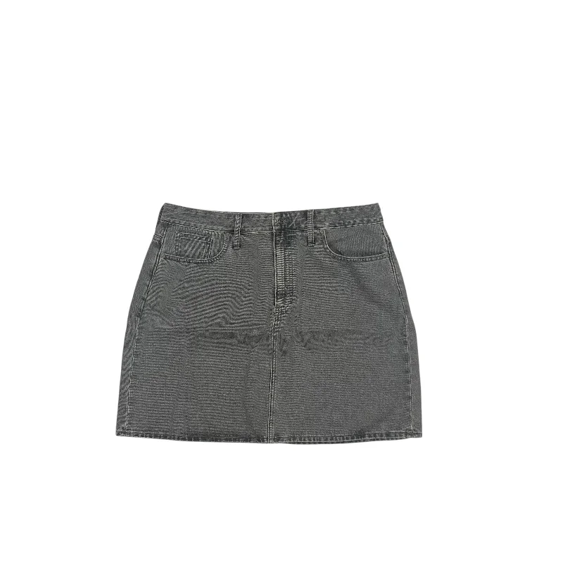 Vintage skirts with 70s-inspired designs -Skirt Mini & Short By Madewell In Black Denim, Size:14