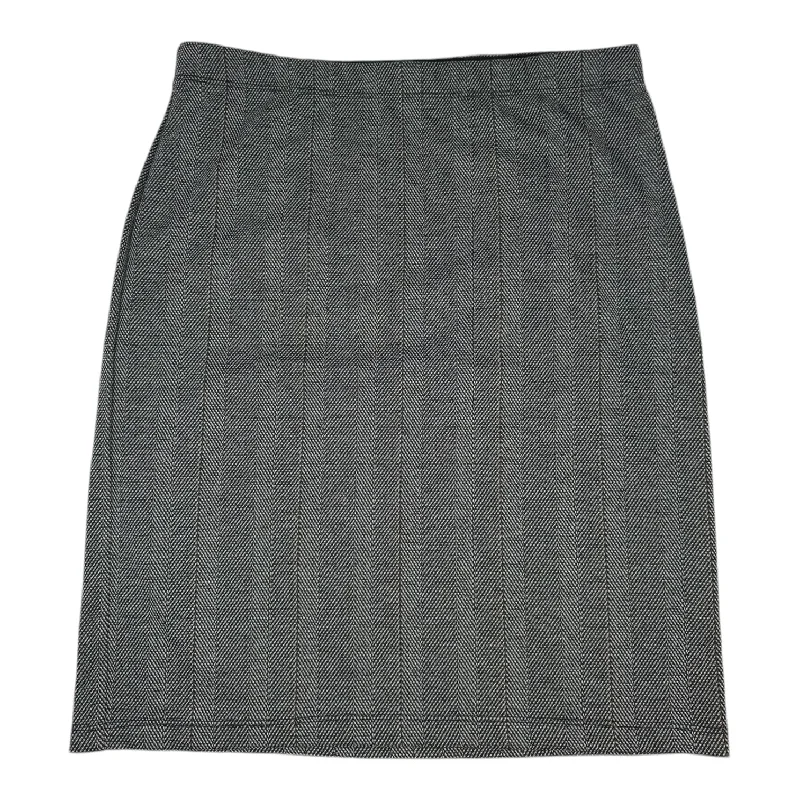 Trendy skirts with asymmetrical hem lines -Skirt Mini & Short By Max Studio In Grey, Size: S