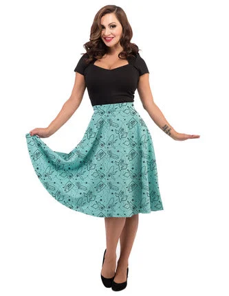 Wrap midi skirts for stylish ease -Pinup State Thrills Skirt