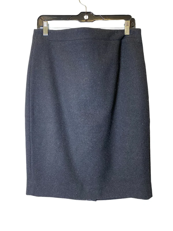 Vintage denim skirts for nostalgic charm -Skirt Midi By J. Crew In Black, Size: 10