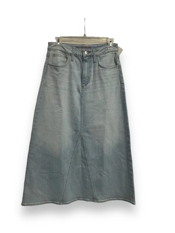 Lightweight linen skirts for breathable wear -Skirt Maxi By Joes Jeans In Blue Denim, Size: 4