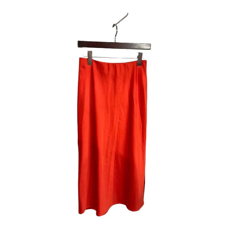 Stretch skirts for curvy figure flattery -Skirt Midi By A New Day In Red, Size: S