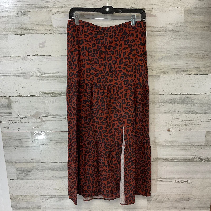 Vintage skirts for retro-inspired fashion vibes -Skirt Midi By Nine West Apparel In Animal Print, Size: M