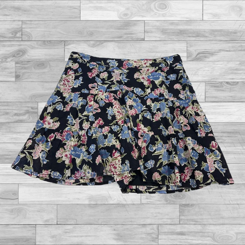 Bold skirts with vibrant tropical prints -Skirt Mini & Short By Loft In Floral Print, Size: 8