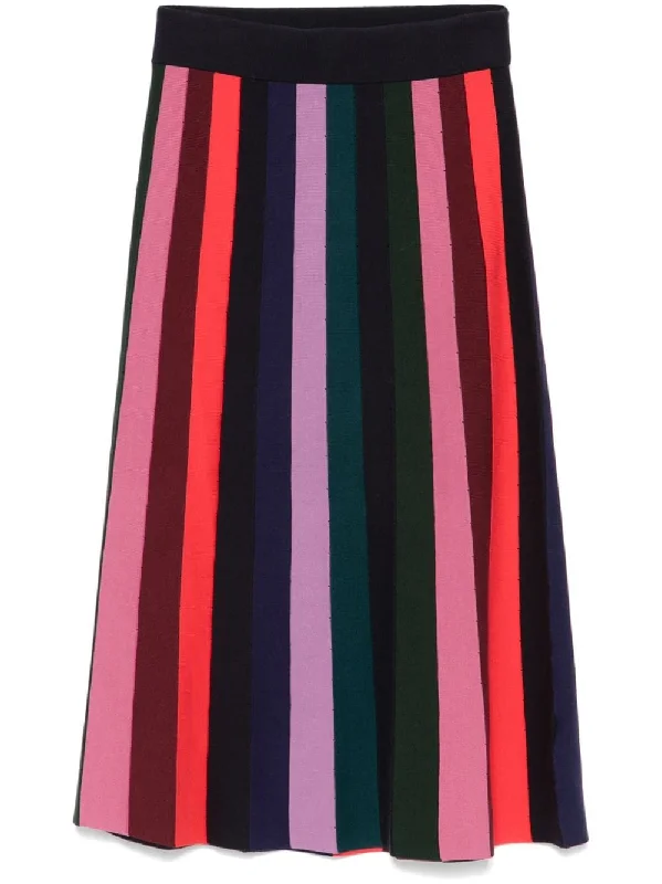 Floral Long Skirts for Romantic -Paul Smith Women's Skirts blue