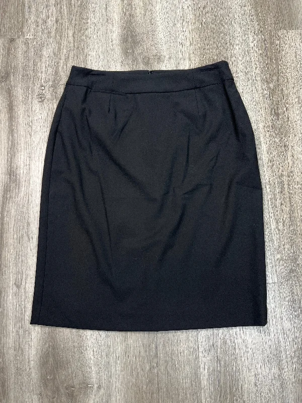 A-line skirts with flared hem elegance -Skirt Midi By Calvin Klein In Black, Size: M