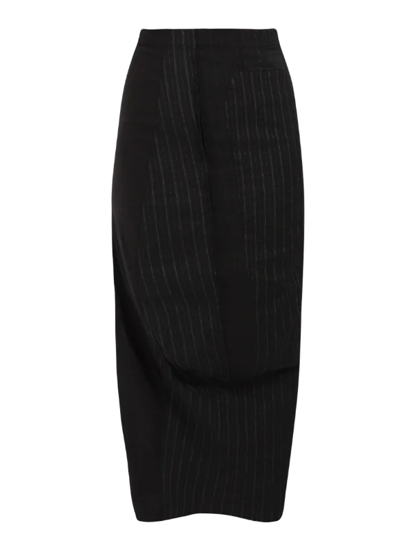 A-line skirts for classic wardrobe essentials -Pinstripe Skirt