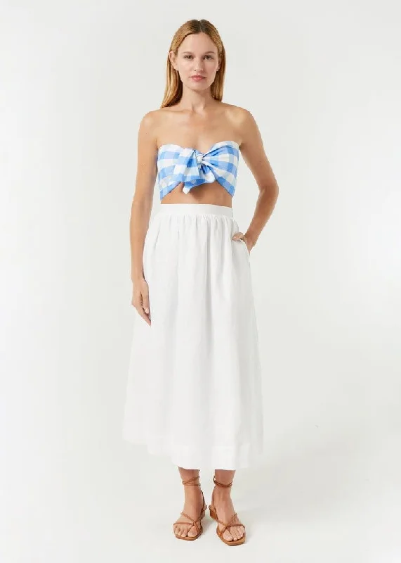 Ruffled maxi skirts for boho summer flair -Rhode Aaron Skirt