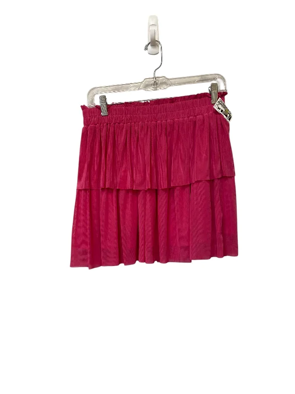 High-waisted skirts for slimming chic style -Skirt Mini & Short By Chelsea And Violet In Pink, Size: M