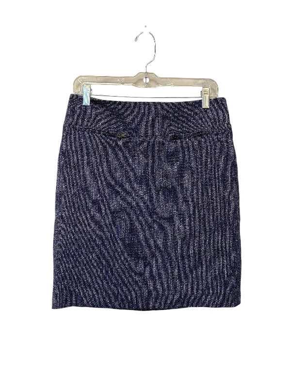 Vintage denim skirts for nostalgic charm -Skirt Mini & Short By Ann Taylor In Blue, Size: 6