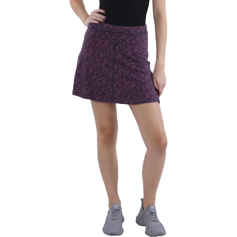 High-waisted Short Skirts for Shape -Seleena Womens Floral Mini Skort