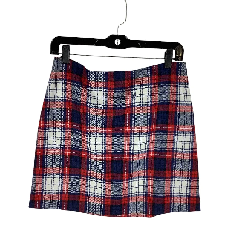 Flowy maxi skirts for breezy summer style -Skirt Midi By Vineyard Vines In Plaid Pattern, Size: 4