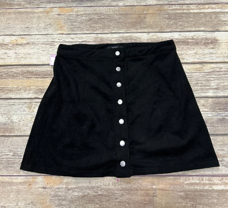 Vintage pencil skirts for nostalgic chic -Skirt Mini & Short By Forever 21 In Black, Size: L