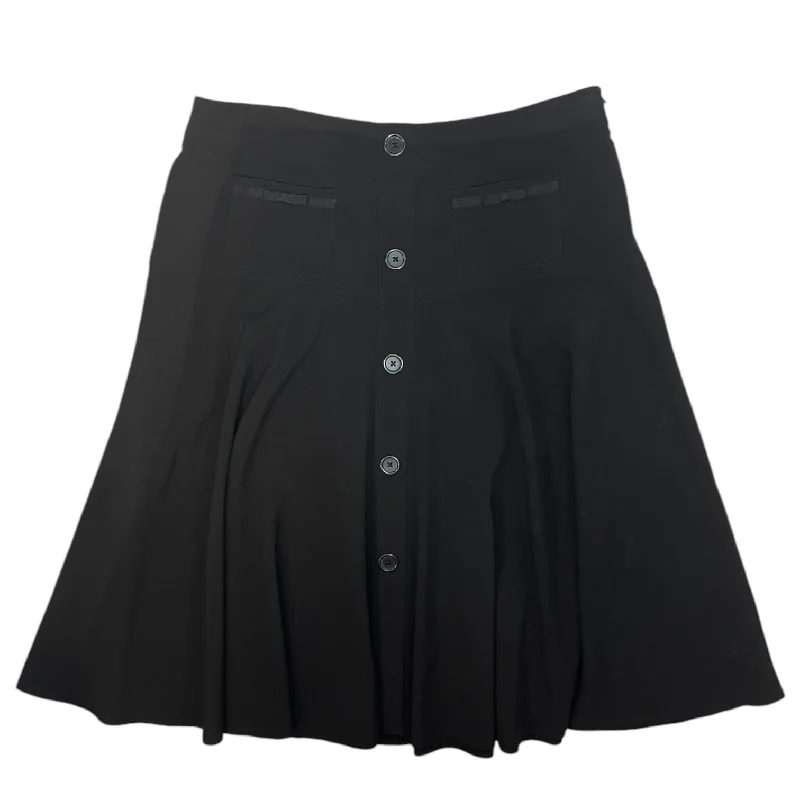 Pleated skirts with delicate pastel tones -Skirt Midi By New Directions In Black, Size: 14