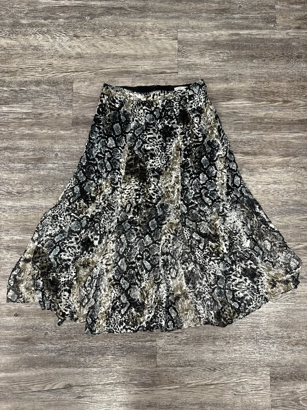 Classic black maxi skirts for versatility -Skirt Maxi By Alice + Olivia In Animal Print, Size: 2