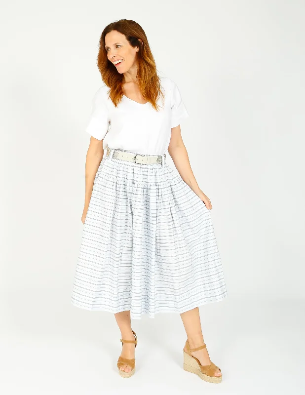 Vintage skirts for retro-inspired fashion vibes -LFA 615 Stripe Skirt