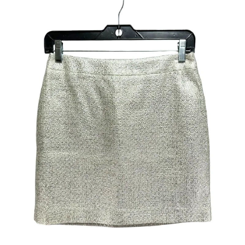 A-line skirts for classic wardrobe essentials -Metallic Skirt Mini & Short By Banana Republic In Gold, Size: 2