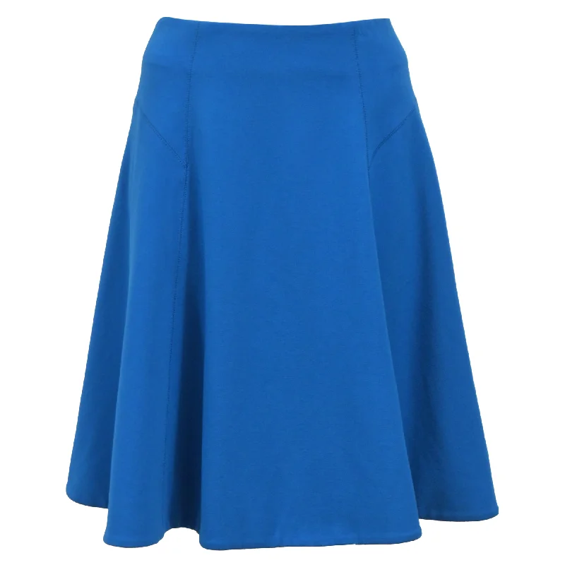 Long Skirts for Formal Occasions -Jason Wu Circle Skirt in Blue Polyester