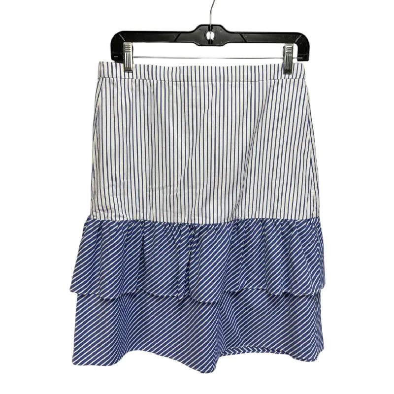 Designer mini skirts for high-end appeal -Skirt Midi By J. Crew In Striped Pattern, Size: 8