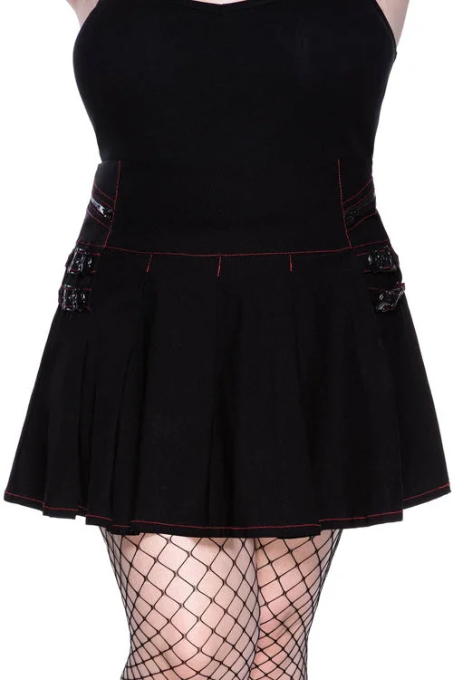 Durable cotton skirts for tough daily use -Killstar Sweet Oblivion Mini Skirt