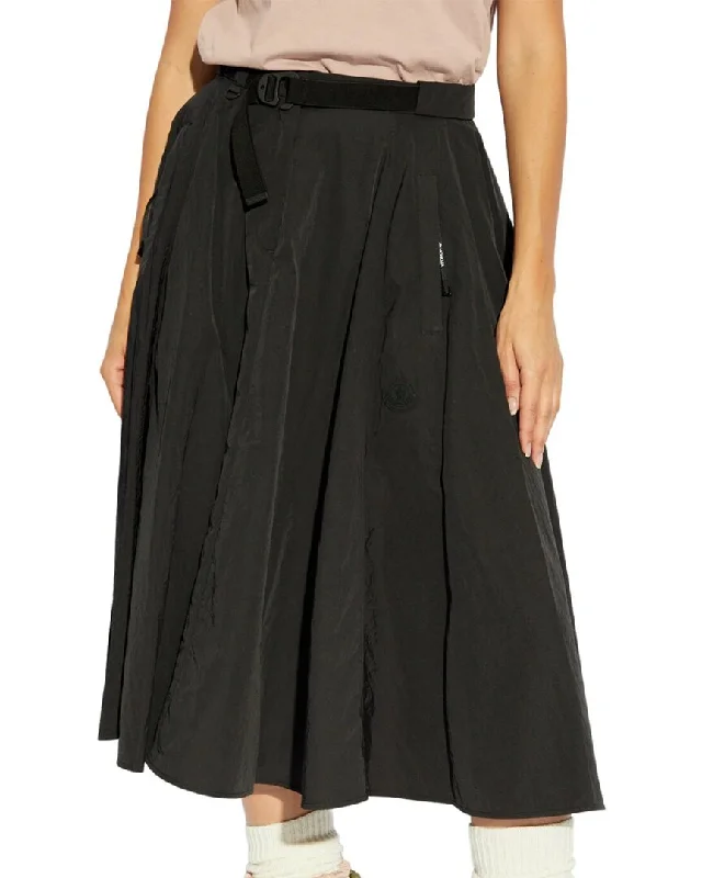 Flared Short Skirts for Flirty -Moncler Midi Skirt