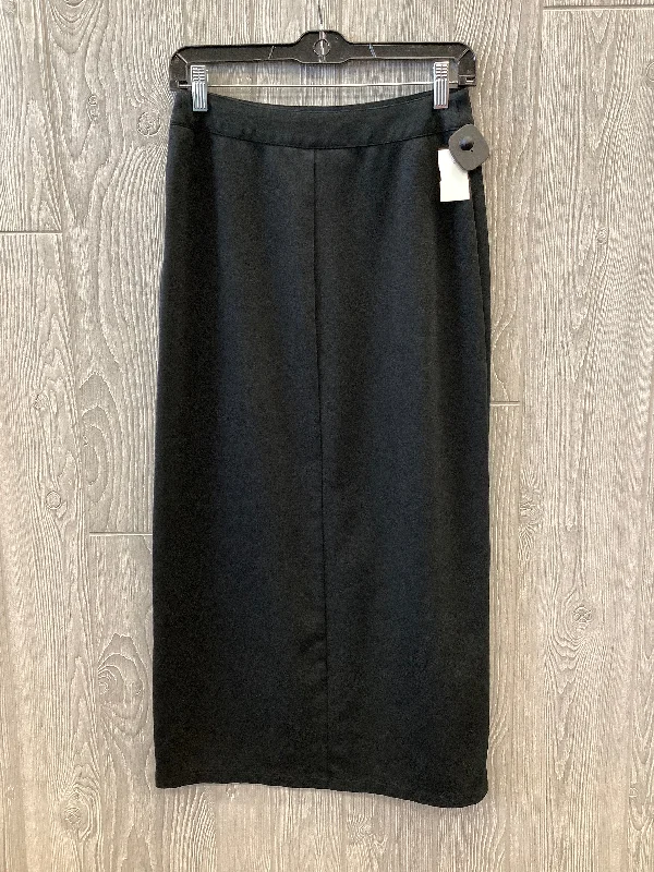 Flowy maxi skirts for breezy summer style -Skirt Maxi By New York And Co In Black, Size: 2