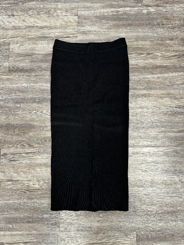 Lightweight skirts for warm weather comfort -Skirt Maxi By Zara In Black, Size: S