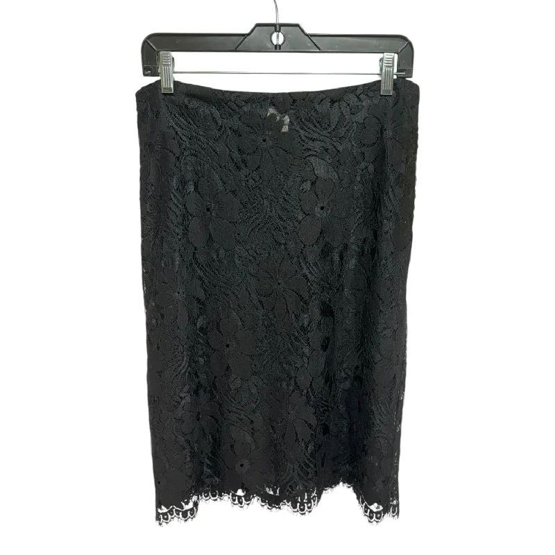 Soft cotton skirts for cozy comfort -Lace Skirt Designer By Michael Kors In Black, Size: 10