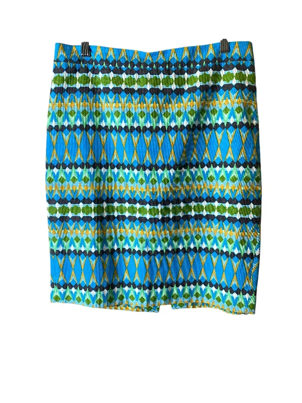 Stretch denim skirts for comfy wear -Skirt Midi By J. Crew In Multi-colored, Size: 8