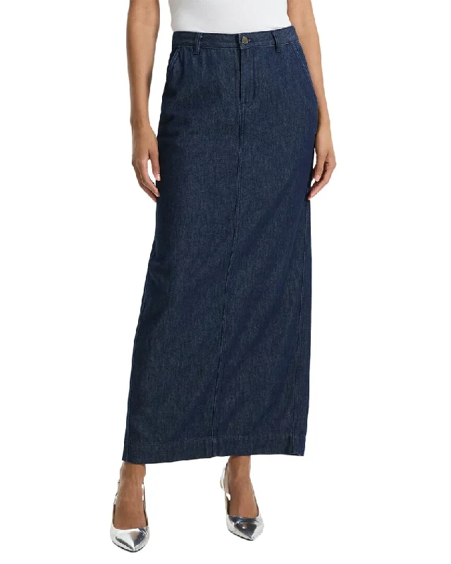 Wool Short Skirts for Warmth -Theory Maxi Trouser Skirt